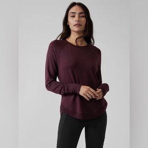 Athleta Burgundy Sweatshirt